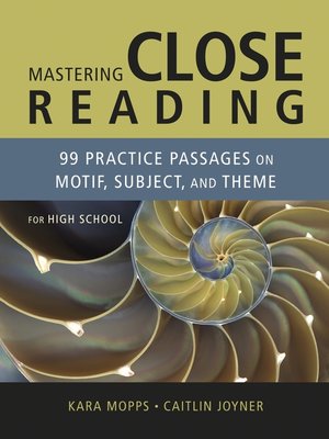 cover image of Mastering Close Reading